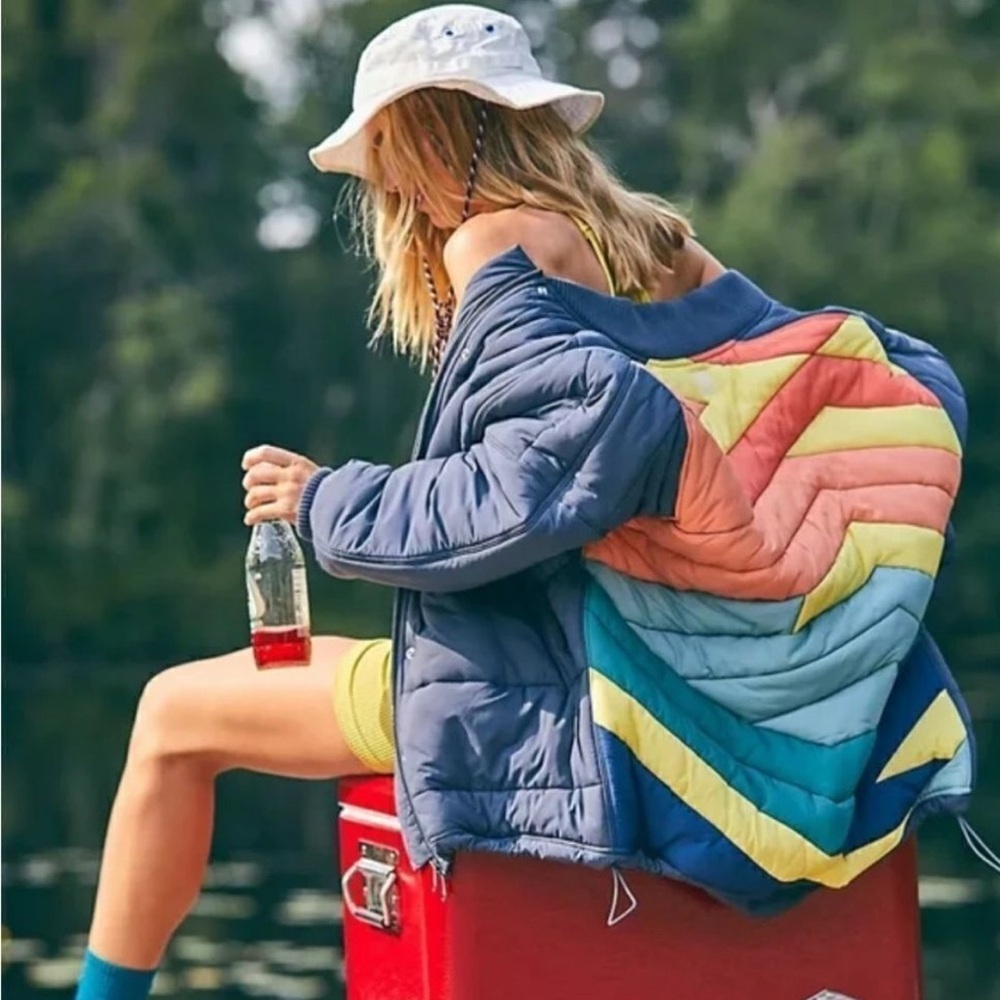 Free People Midnight Moon Bomber Jacket